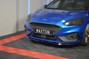 Maxton Design Front Ansatz V.2 für Ford Focus ST / ST-Line Mk4 Carbon Look - Beast Performance Fahrzeugtechnik OHG