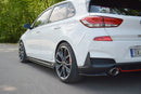 Maxton Design Seitenschweller Ansatz für V.1 für Hyundai I30 N Mk3 Hatchback / Fastback schwarz matt - Beast Performance Fahrzeugtechnik OHG