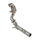 Supersprint Turbo downpipe kit mit Sport Metallkatalysator 200 CPSI(GPF-Entfall) passend für SKODA OCTAVIA VRS 245 2.0 TSI (Limousine + S.W.) (245 PS - Modelle mit GPF) 2018 -> - Beast Performance Fahrzeugtechnik OHG