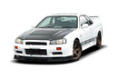 Maxton Design Front Stoßstange NISSAN SKYLINE R34 GTT (OHNE DIFFUSOR, PASST NUR ZU 2299-1 KOTFLÃƒÅ“GEL UND GTR MOTORHAUBE) - Beast Performance Fahrzeugtechnik OHG