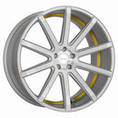 CORSPEED DEVILLE Silver-brushed-Surface/ undercut Color Trim gelb 10,5x21 5x112 Lochkreis - Beast Performance Fahrzeugtechnik OHG
