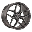 ELEGANCE WHEELS FF 550 Deep Concave Liquid Brushed Metal Felge 10x20 - 5x120 Lochkreis - Beast Performance Fahrzeugtechnik OHG