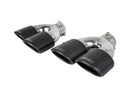 Bull-X Endrohrset Y-Style: Typ 14 Carbon oval versetzt 2x225x70 - Beast Performance Fahrzeugtechnik OHG