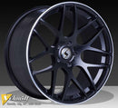 Schmidt Gambit schwarz seidenmatt Felge 8,5x20 - 20 Zoll 5x115 Lochkreis - Beast Performance Fahrzeugtechnik OHG