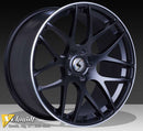 Schmidt Gambit schwarz seidenmatt Felge 9x21 - 21 Zoll 5x114,3 Lochkreis - Beast Performance Fahrzeugtechnik OHG